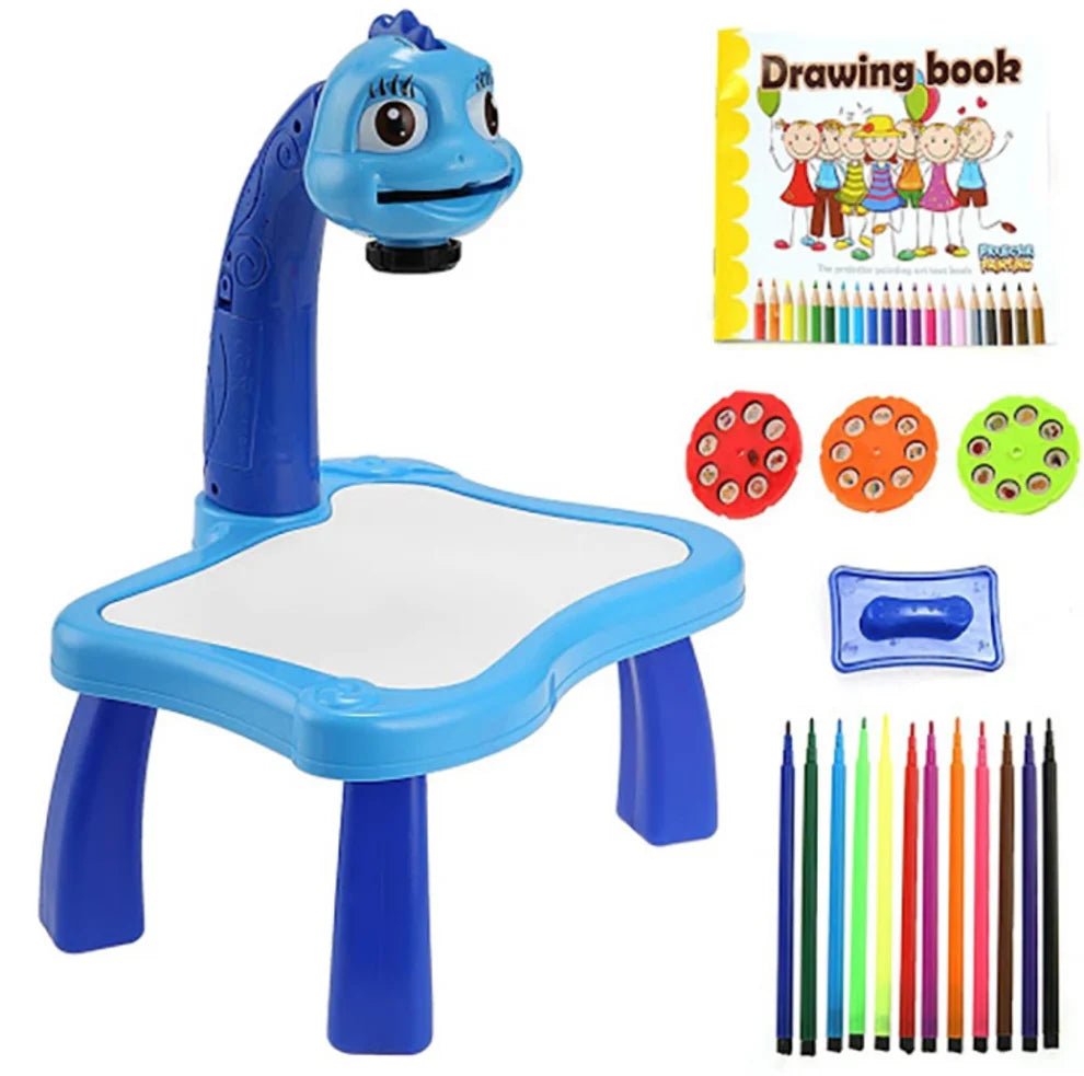 Projector Painting Desk Toy - Blue