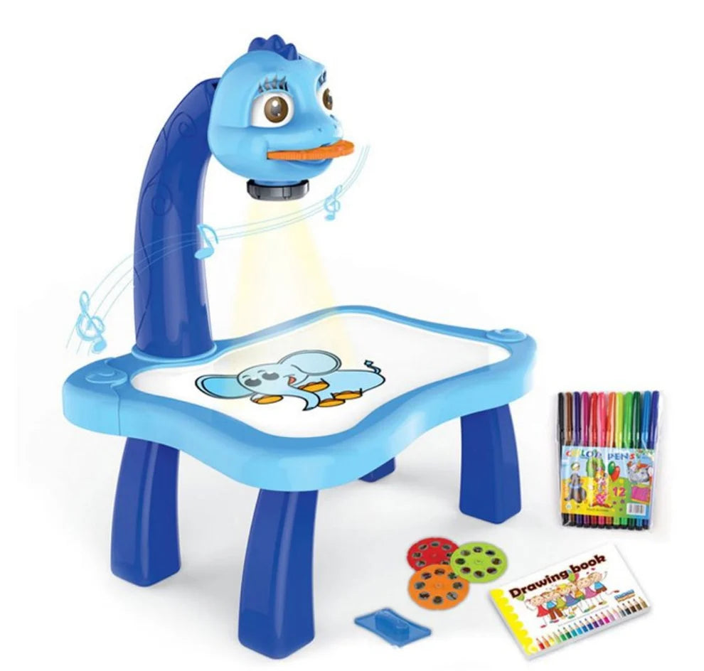 Projector Painting Desk Toy - Blue