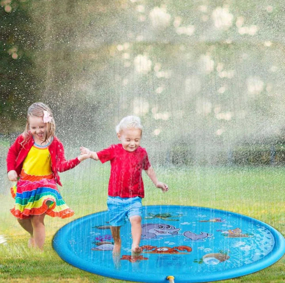 Spray and Splash Kids Outdoor Garden Sprinkle Mat Water Toy - 1.72m